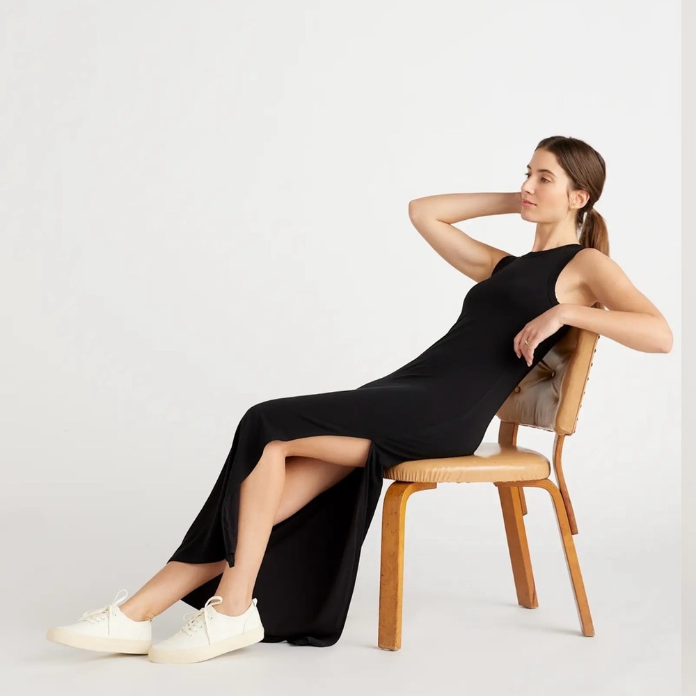 Quince Tencel Jersey Tank Maxi Dress NEW!!